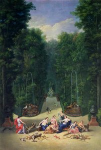 The Groves of Versailles: View of the Maze with Diana and her Nymphs, 1688 